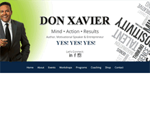 Tablet Screenshot of donxavier.com